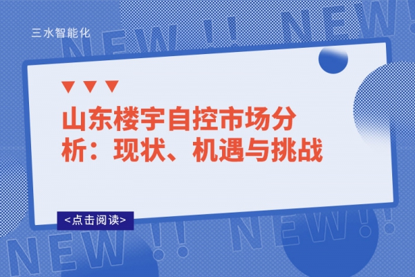 山東樓宇自控市場(chǎng)分析：現(xiàn)狀、機(jī)遇與挑戰(zhàn)